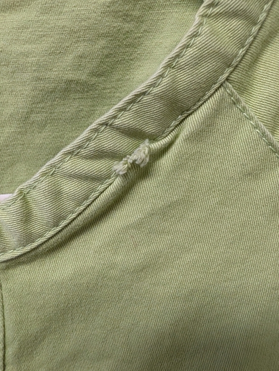 AMX Olive Green Eyelet Utility Jacket - Women - Picture 4 of 4